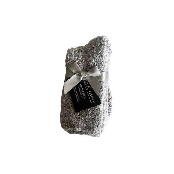Mia & Tess Butter Socks Women’s Size  5-9 Pink Gray & Chevron Set of 3 Pair NWT - Picture 2 of 7